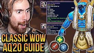 Asmongold Reacts To The Best AQ20 Raid Guide (Ruins of Ahn'Qiraj) - Classic WoW | By Platinum WoW