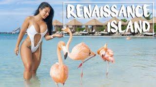 RENAISSANCE PRIVATE ISLAND, the BEST PLACE to see FLAMINGOS | El MEJOR LUGAR para ver FLAMENCOS 