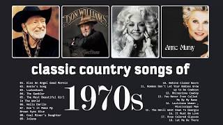 Top Classic Country Songs Of 1970s - Best 70s Country Music Collection - Top Old Country Songs