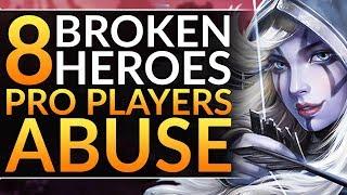 Top 8 BROKEN PICKS the Pros ABUSE - Meta Tips to Main the BEST HEROES | Dota 2 Guide (Immortal)