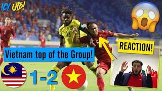 Malaysia vs Vietnam 1-2 Highlights REACTION!! - Vietnam top of the Group! (malaysia vs việt nam 1-2)