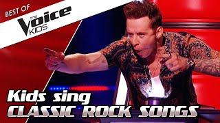 TOP 10 | ROCK ON! These KIDS know their CLASSICS in The Voice Kids! 