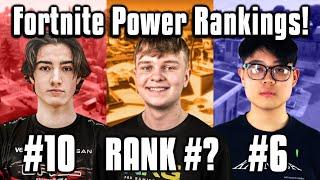 Ranking The Top 10 BEST Fortnite Players Worldwide! (Power Rankings)