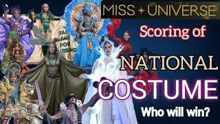 MISS UNIVERSE 2021 FINAL SCORING OF NATIONAL COSTUME Best of Natcos 2021