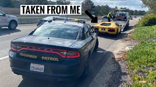 Police Pull me over and IMPOUND my Lamborghini Aventador...