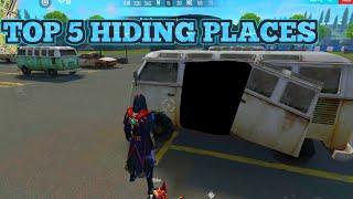 TOP 10 HIDDEN PLACES IN FREE  FIRE / top 5 hidden places in free fire ! sparel