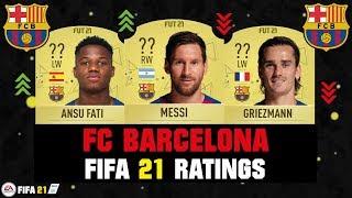 FIFA 21 | FC BARCELONA PLAYER RATINGS! 