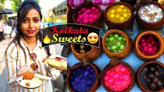 Best Sweets in Kolkata | KC Das & more | Indian Street food | Kolkata street food