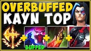 HOW BUSTED IS TOP LANE KAYN WITH THESE NEW BUFFS?? KAYN SEASON 10 GAMEPLAY! - League of Legends