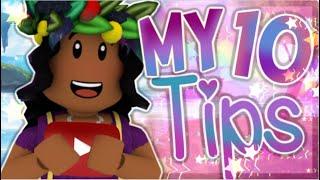 MY TOP 10 YOUTUBER TIPS! | Roblox