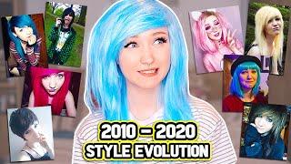 MY STYLE EVOLUTION 2010-2020 (& 10 Year Hair Timeline!)