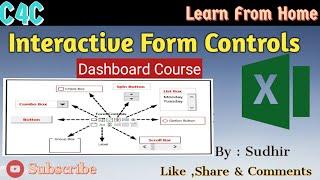 Top 5 Form Controls For Interactive Dashboard - Advanced Excel Dashboard