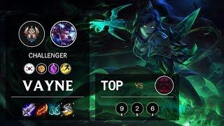 Vayne Top vs Ornn - KR Challenger Patch 10.3