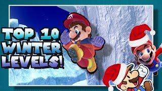 Top 10 Winter Stages in Mario Games!