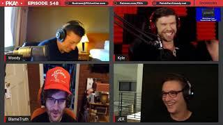 PKA 548  Tucker and Blame Truth: Woody's First Time, Kyle's New Toy, Tall Guy Problems