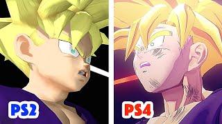 PS2 vs. PS4 FATHER SON KAMEHAMEHA DRAGON BALL Z KAKAROT vs BUDOKAI GOHAN vs. CELL FINALE