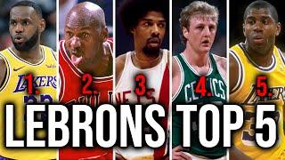 Every NBA Players' Top 5 Players of All Time
