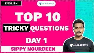 LDC | English | Top 10 Tricky Questions in ENGLISH For PSC Exams | Day 1 | Kerala PSC 2020 | Sippy