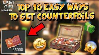 TOP 10 WAYS TO GET COUNTERFOILS EASILY IN SEASON 9 | LAST DAY ON EARTH : SURVIVAL | LDOE.