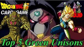 "The Evolution Of Hand Destruction" Top 5 Green Unison - Dragon Ball Super Card Game w/Master MariK