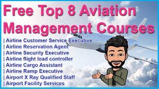 Free Top 8 Aviation Courses in India | Aviation Course Details | Aviation Academy in India