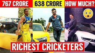 TOP 10 RICHEST CRICKETERS IN THE WORLD | Virat Kohli | MS Dhoni | Salary Net Worth