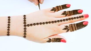 back hand mehandi design-beautiful back hand Arabic mehndi design-होली स्पेशल अरेबिक मेहंदी