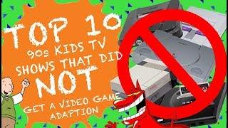 TOP 10 '90s Kids Shows That Did NOT Get a Video Game!