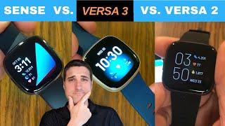 FITBIT SENSE VS. VERSA 3 VS. VERSA 2 (Hands on!) - Best Smartwatch? Should you buy or upgrade?