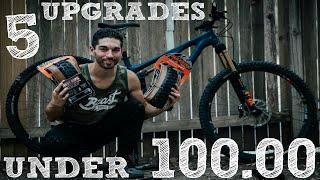 Top 5 MTB Upgrades Under $100