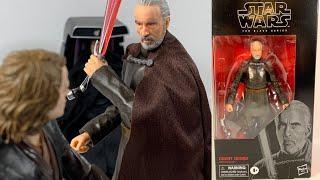 Count Dooku Black Series Star Wars Action Figure Review