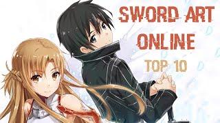 【Top 10】 Sword Art Online - Greatest Battle Theme Of All Time ソードアート・オンライン (SoulSaber)