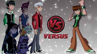 #Ben10 VS All Negative Bens Fight Comparison II Explain In Hindi II