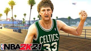 LARRY BIRD BUILD GREENS FROM HALF-COURT in NBA 2K21