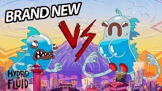 Epic Monster Battle | BRAND NEW - HYDRO and FLUID | Funny Cartoons for Children