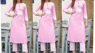 Top 10 Different Kurti Plazzo Styles for girls..