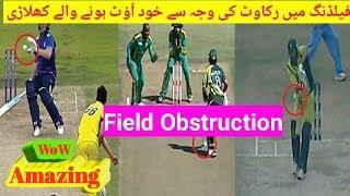 Top 10 Field obstruction out |Top 10 bizarre out in cricket || WoW Amazing | Top Ten Cricket||Top 10