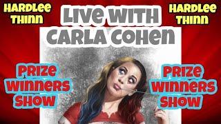 Live With CARLA COHEN Hardlee Thinn Prize Winners Show Exclusive Comic Details In Description