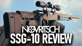 The Novritsch SSG-10 (Airsoft Sniper Rifle Review)