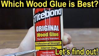 Which Wood Glue is Best?  Let's find out!  Showdown with Titebond, Flex Glue, Elmer's & Gorilla.