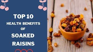 Top 10 Health Benefits of  Soaked Raisins | Health Tips | Sky world