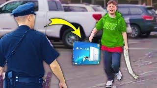 kid STEALS PS4 from GameStop.. (BIG MISTAKE)