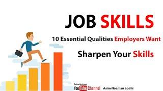 10 Essential Qualities Employers Seek | Skills for Future Jobs & Career | job skills 2020