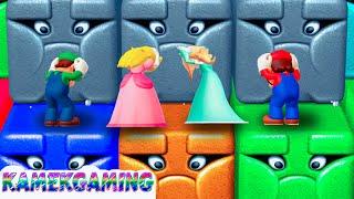 Mario Party 10 Minigames Mario vs Luigi vs Peach vs Rosalina Master