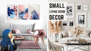 TOP 10 SMALL LIVING ROOM DECOR TIPS | INTERIOR DESIGN