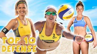 Die 10 besten Beachvolleyball Abwehrspielerinnen der Welt! | Top 10 Ranking