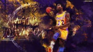 MAGIC JOHNSON (Earvin Johnson) - Top 10 NBA Player of All Time (NBA LEGENDS)