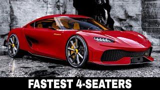 10 Fastest Sports Cars with 4-Seat Convenience and Unmatched Speed Parameters