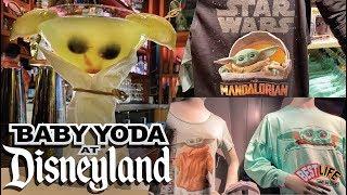 Baby Yoda/"The Child" Merch Search! NEW Merchandise at Disneyland & New Baby Yoda Drink!