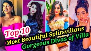 TOP 10 THE MOST BEAUTIFUL FEMALE SPLITSVILLA CONTESTANTS OF ALL TIME | THE ULTIMATE DIVAS OF VILLA